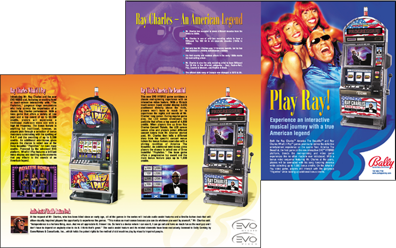 Ray Charles game specs brochure